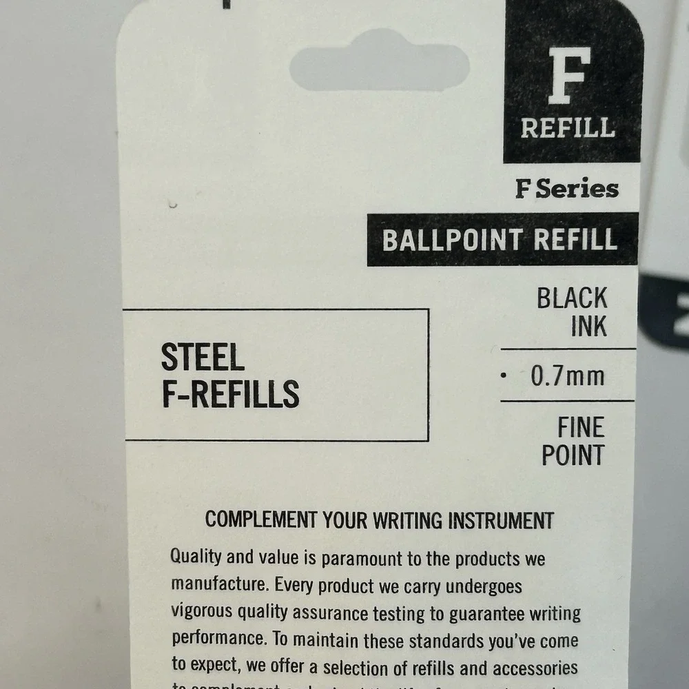 5 Packs of 2 F-Refill for Zebra F-301 F301 F-402 F-701 Pen Black Ink 85512